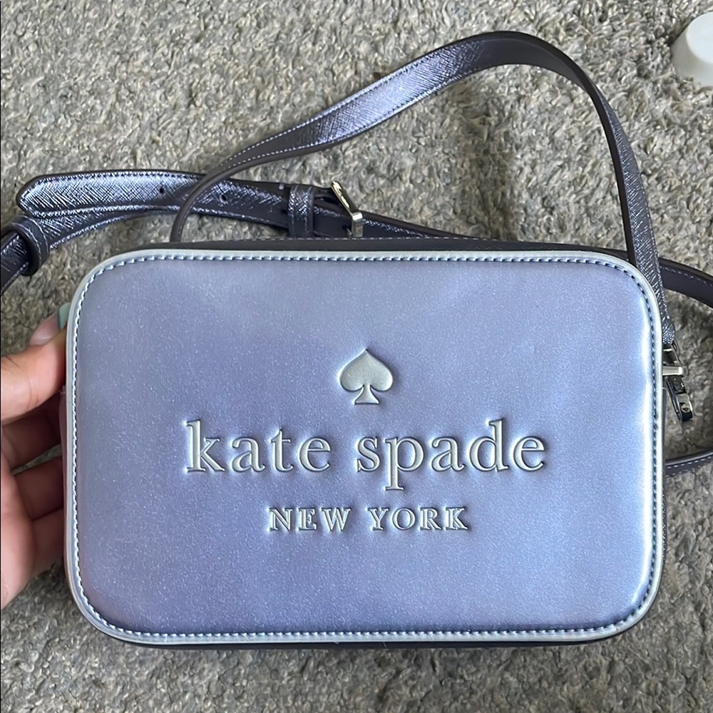 Kate Spade Shimmering Silver Crossbody